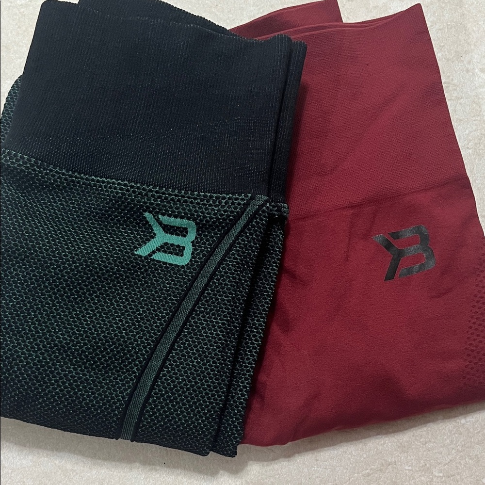 BETTER BODIES Black and Red Leggings